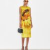 Printed Organza Dress