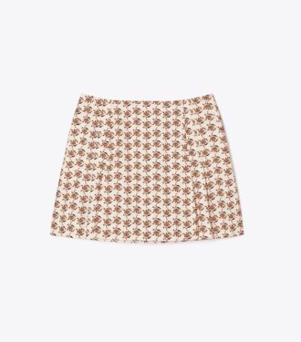 Printed Poplin Skort