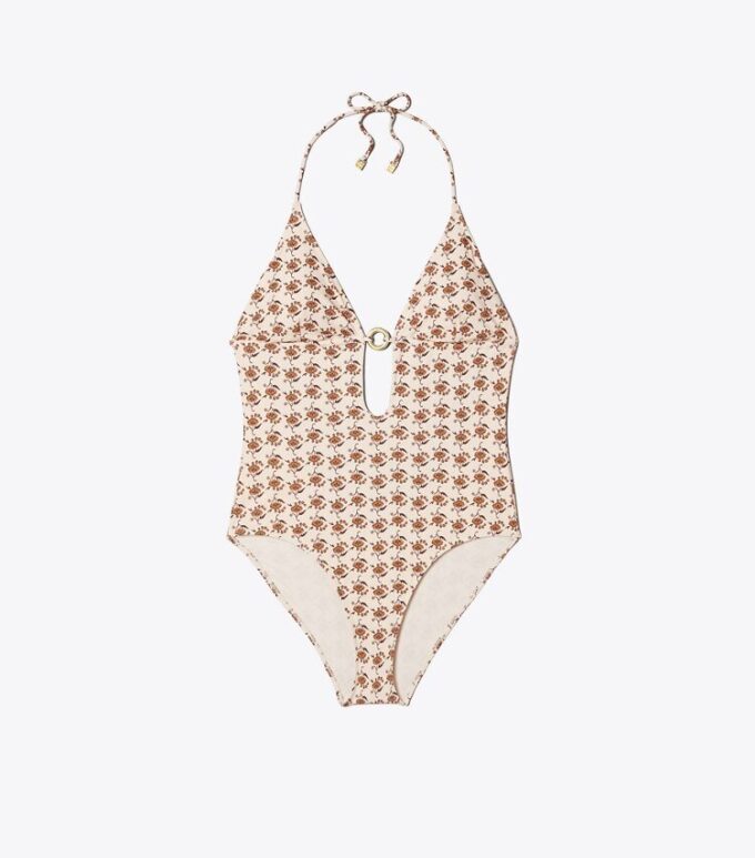 Printed Ring One-Piece Swimsuit Printed Ring One-Piece Swimsuit