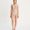 Printed Ring One-Piece Swimsuit Printed Ring One-Piece Swimsuit