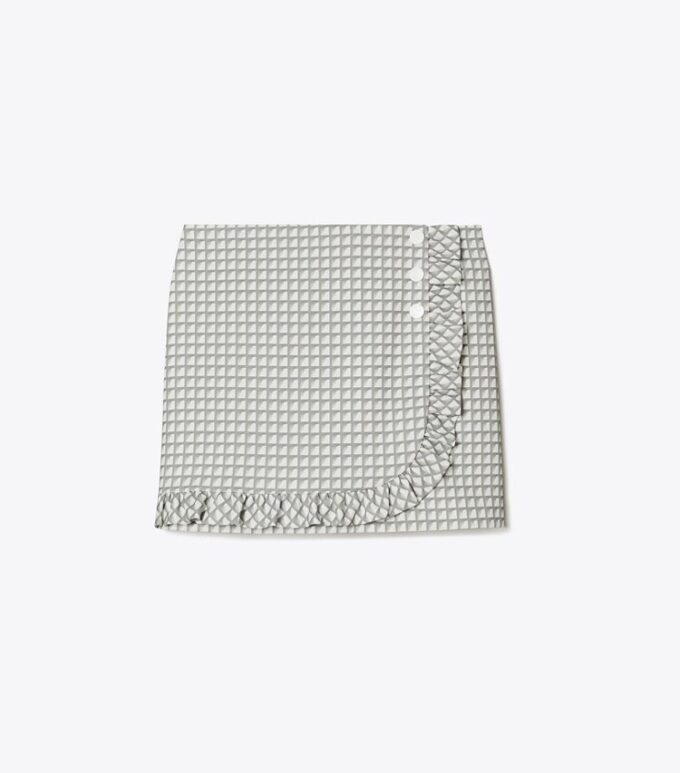 Printed Ruffle Twill Golf Skirt Printed Ruffle Twill Golf Skirt