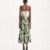 Printed Satin Skirt Printed Satin Skirt