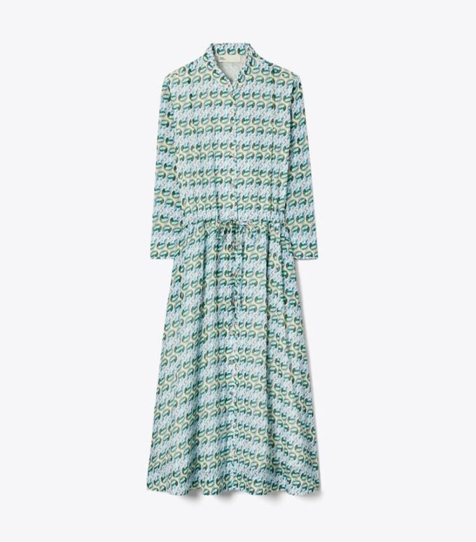 Printed Shirtdress