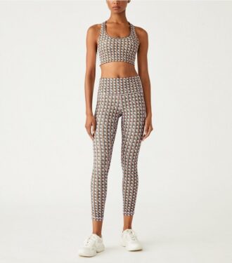 Printed Side-Stripe Racerback Bra Printed Side-Stripe Racerback Bra