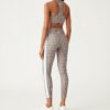 Printed Side-Stripe Racerback Bra Printed Side-Stripe Racerback Bra