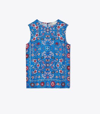 Printed Silk Shell