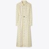 Printed Silk Shirtdress