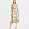 Printed Silk Shirtdress