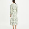Printed Silk Shirtdress