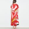 Printed Silk Twill Shirtdress