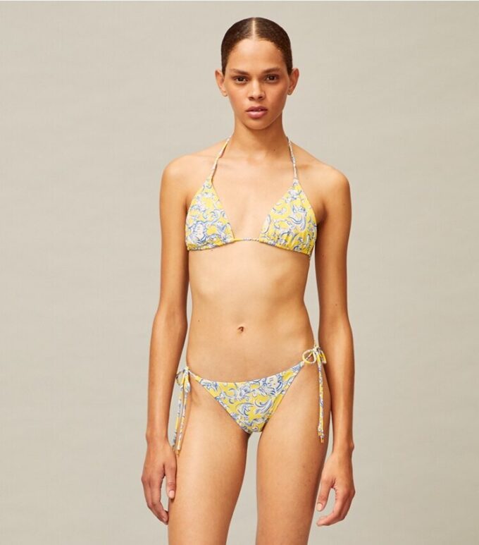 Printed String Bikini Top Printed String Bikini Top