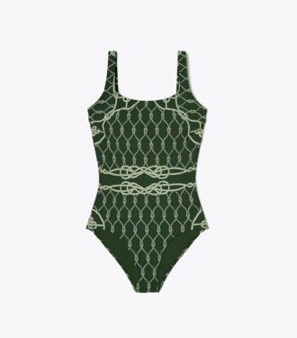 Printed Tank Swimsuit