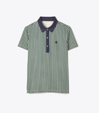 Printed Tech Piqué Polo Printed Tech Piqué Polo