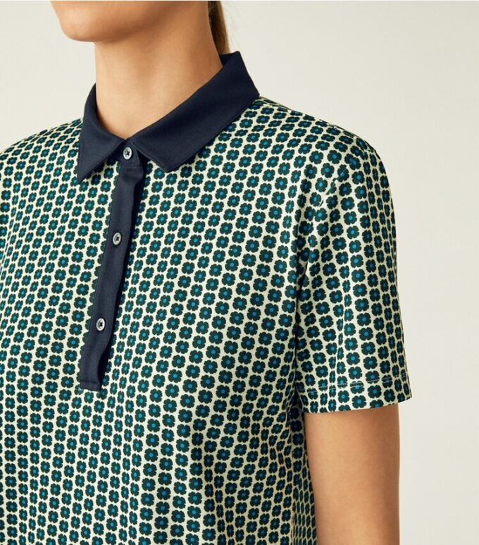 Printed Tech Piqué Polo Printed Tech Piqué Polo