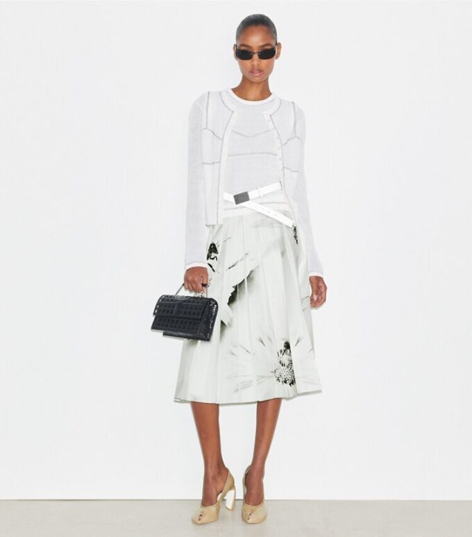 Printed Twill Skirt Printed Twill Skirt