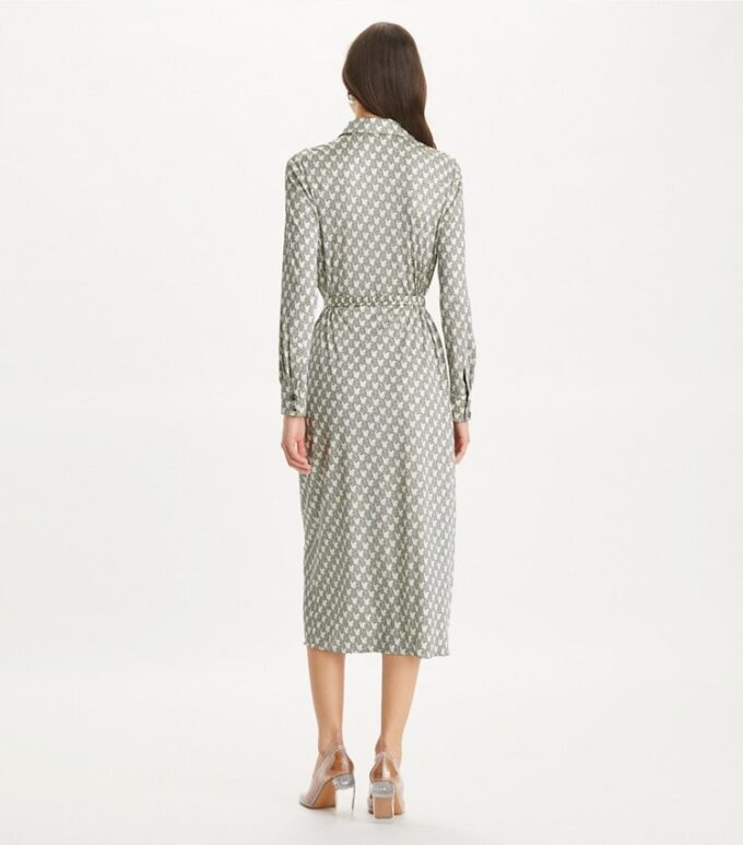 Printed Viscose Shirtdress