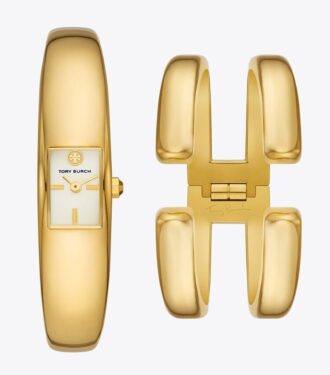 Puzzle Watch, Gold-Tone Stainless Steel, 15 X 19mm