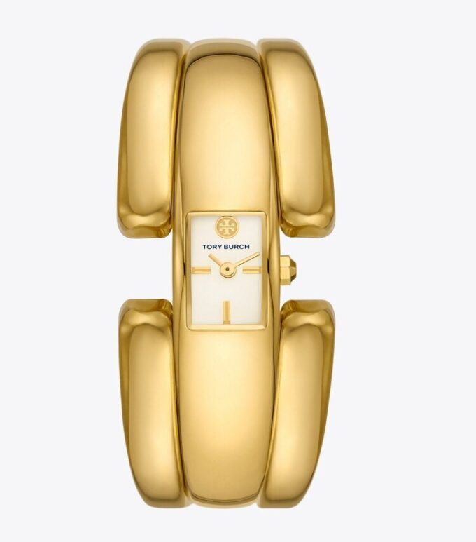 Puzzle Watch, Gold-Tone Stainless Steel, 15 X 19mm