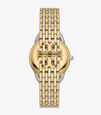Ravello Watch, Two-Tone Gold/Stainless Steel/Ivory, 32 X 40 Mm