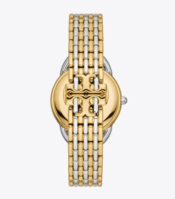 Ravello Watch, Two-Tone Gold/Stainless Steel/Ivory, 32 X 40 Mm