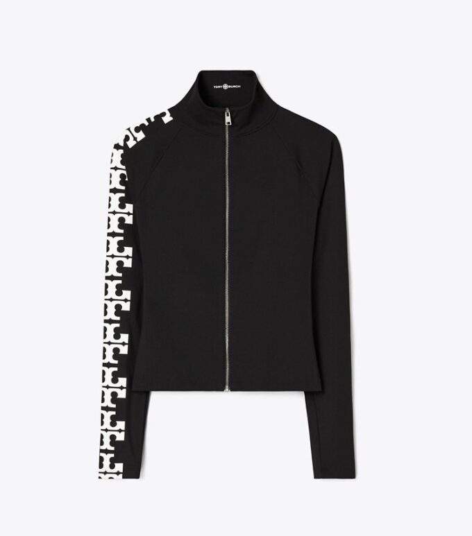 Reflective Nylon Logo Zip Top Reflective Nylon Logo Zip Top