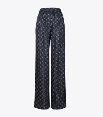 Relaxed-Fit Jacquard Pants