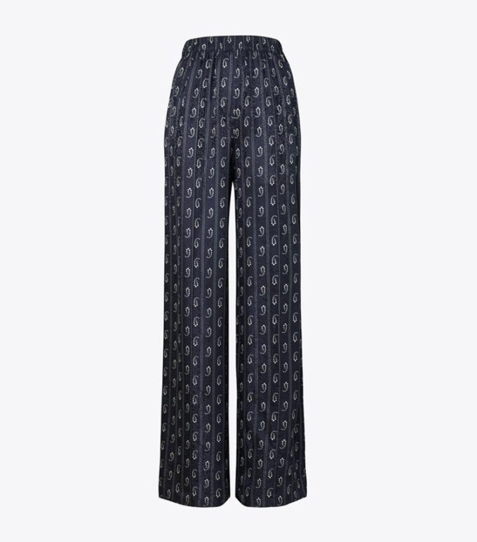 Relaxed-Fit Jacquard Pants
