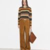 Relaxed-Fit Suede Pant
