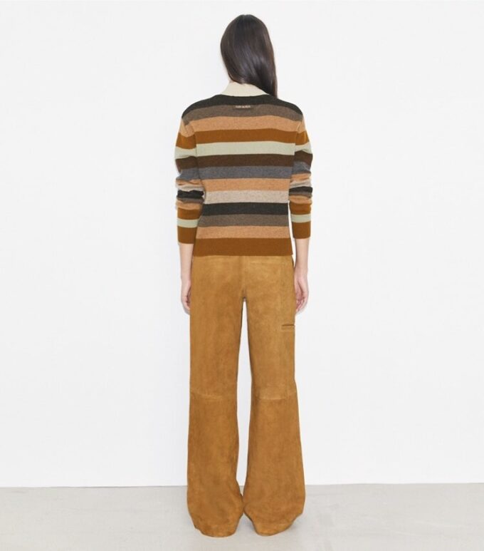 Relaxed-Fit Suede Pant