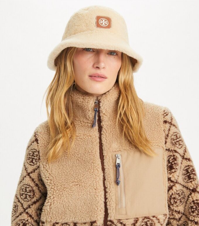 Reversible Shearling Bucket Hat
