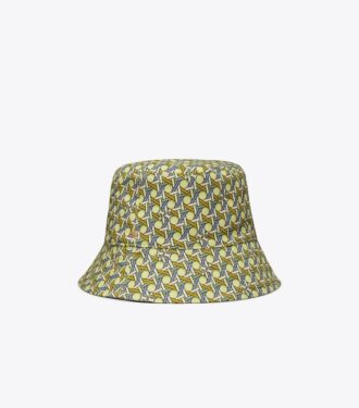 Reversible Short-Brim Basket-Weave Bucket Hat