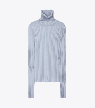 Ribbed Knit Turtleneck