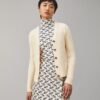 Ribbed Merino Wool Cardigan
