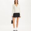 Ribbed Viscose Henley