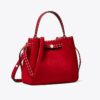 Romy Suede Pick Stitch Bucket Bag