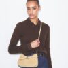 Romy Suede Zip Top Crossbody Bag