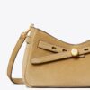 Romy Suede Zip Top Crossbody Bag