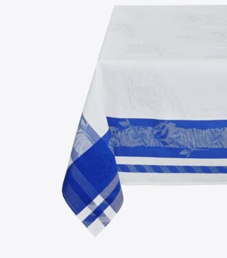 Rose Jacquard Square Tablecloth, 70″