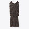 Ruched Velvet Dress
