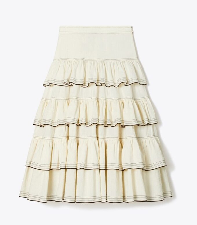 Ruffle Cotton Skirt Ruffle Cotton Skirt