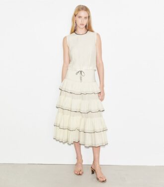 Ruffle Cotton Skirt