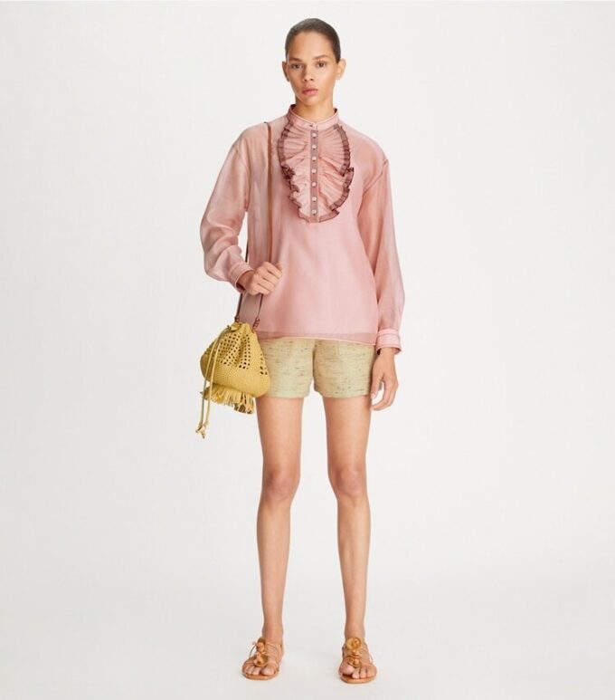 Ruffle-Front Blouse Ruffle-Front Blouse