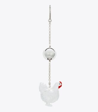 Runway Chicken Earrings