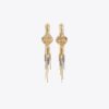 Runway Embellished Front-Back Earrings
