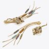 Runway Embellished Front-Back Earrings