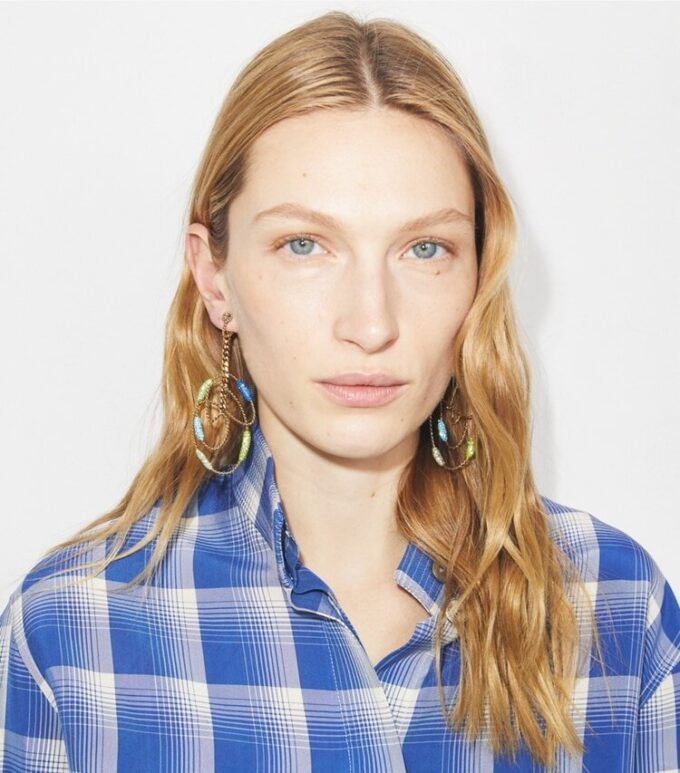 Runway Swirl Hoop Earrings
