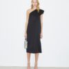Satin Cape Dress