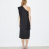 Satin Cape Dress