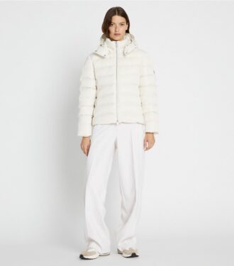 Satin Down Belted Jacket Satin Down Belted Jacket