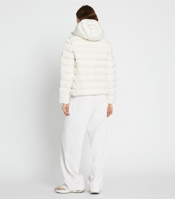 Satin Down Belted Jacket Satin Down Belted Jacket